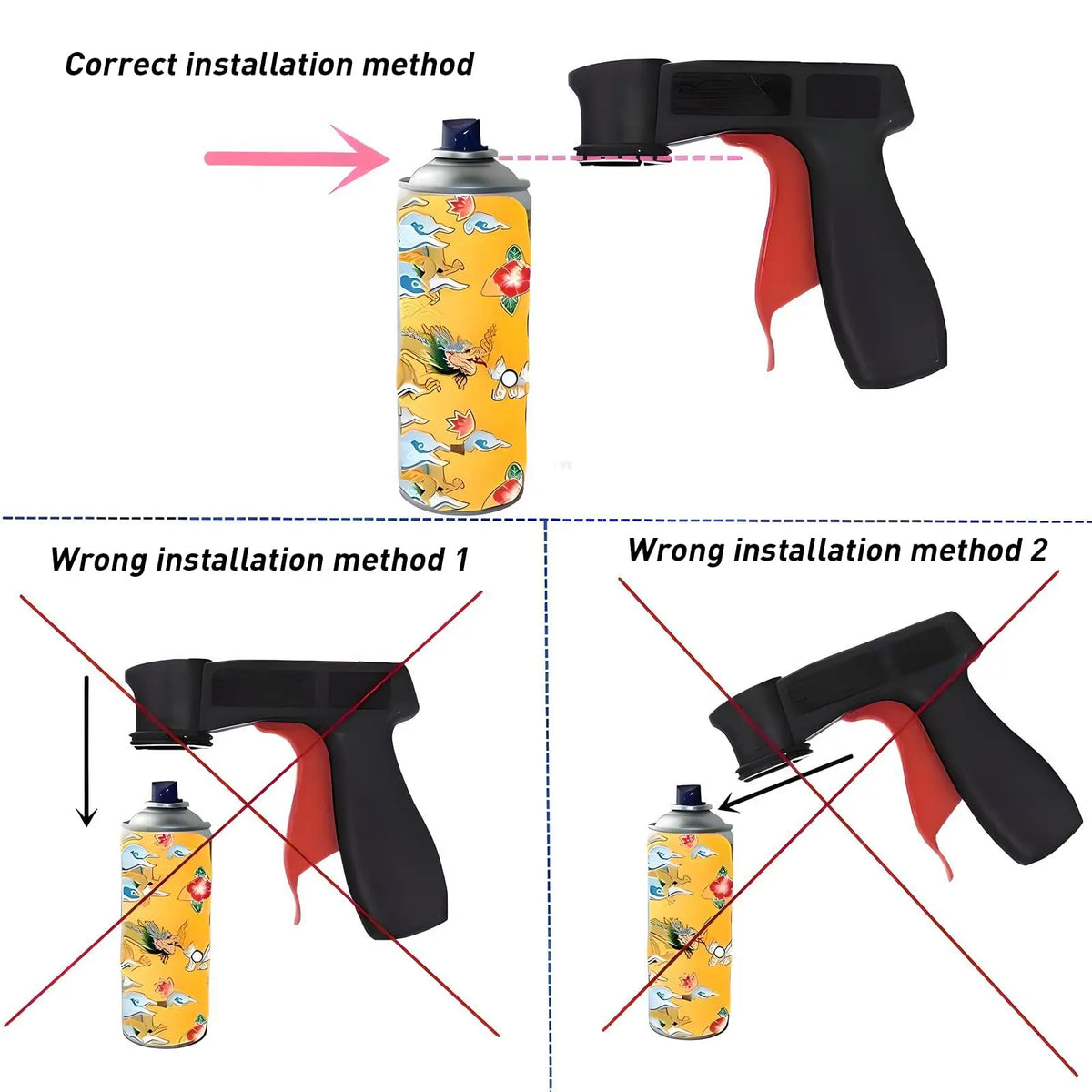Ergonomic Paint Spray Trigger Grip Tool