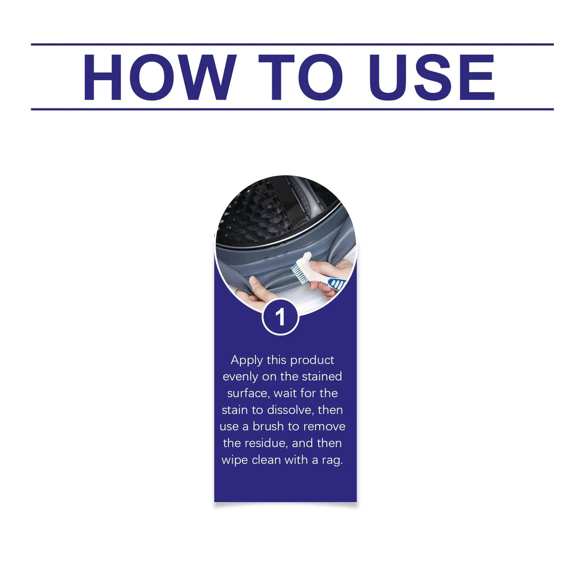 Mildew Stain Remover Gel