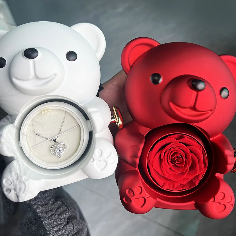 Teddy Bear Rose Gift Set