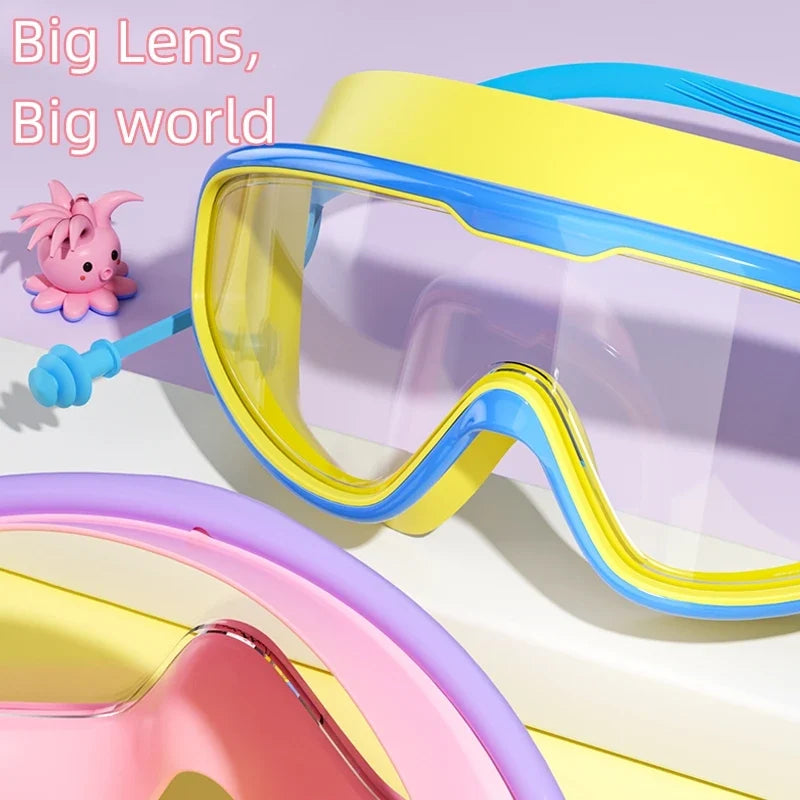 Swimming Goggles For Kids With Earplugs