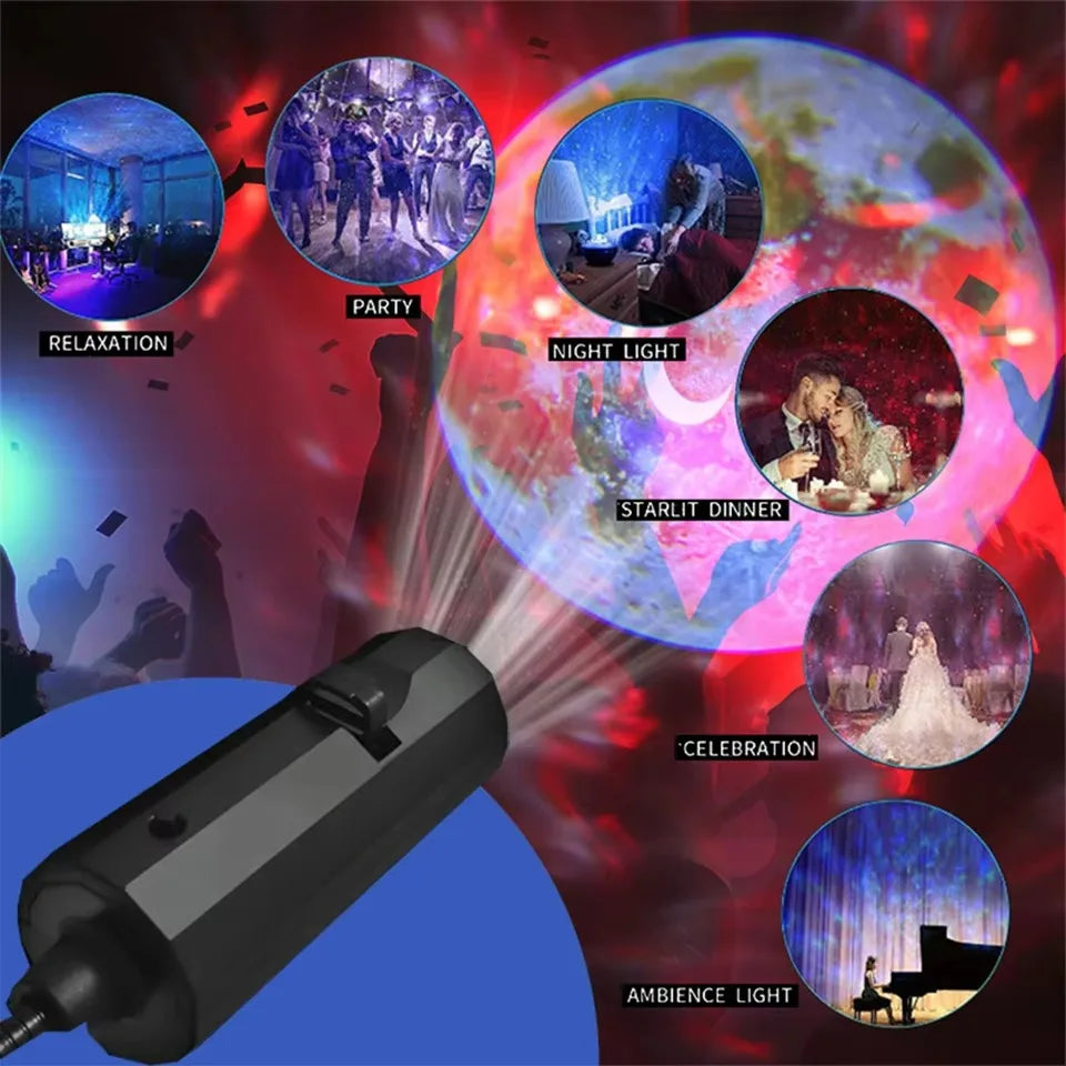 Mini USB Galaxy Projector Lamp