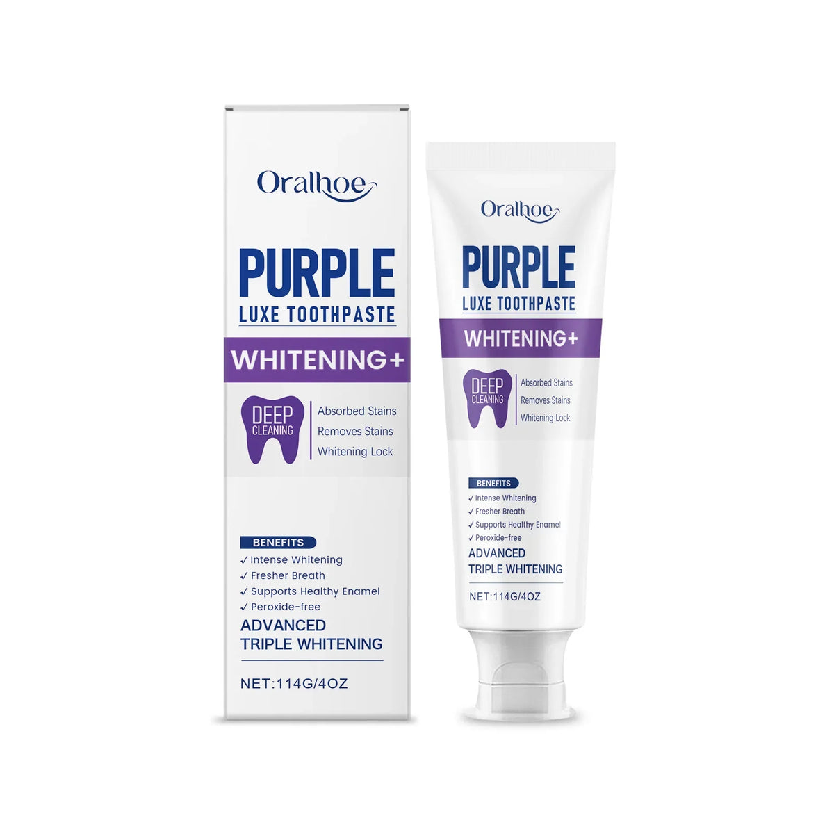 Purple Teeth Whitening Luxe Toothpaste