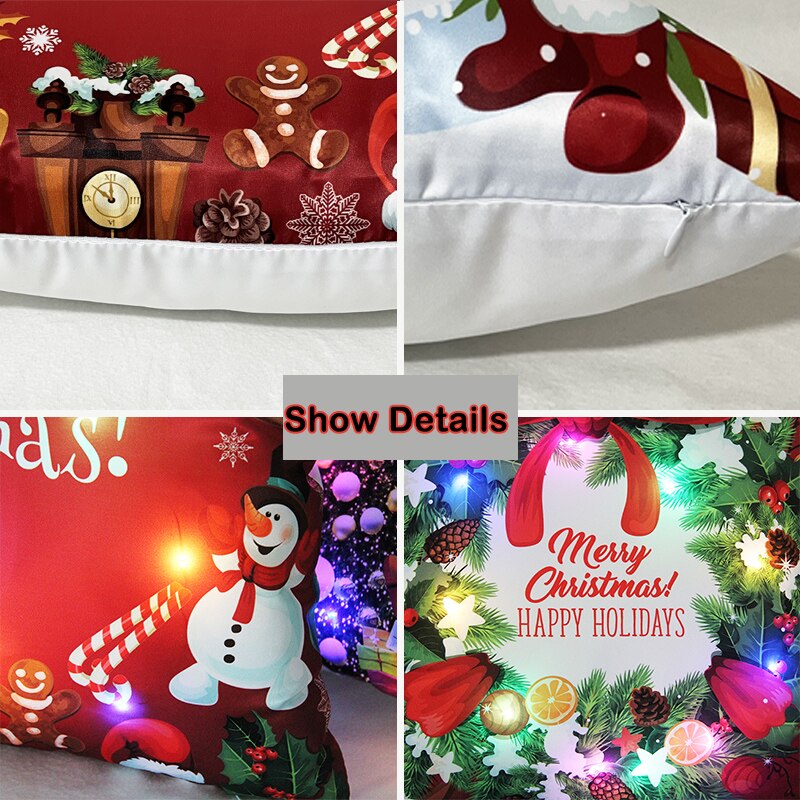 Yeouu | Christmas Series LED Pillow Case