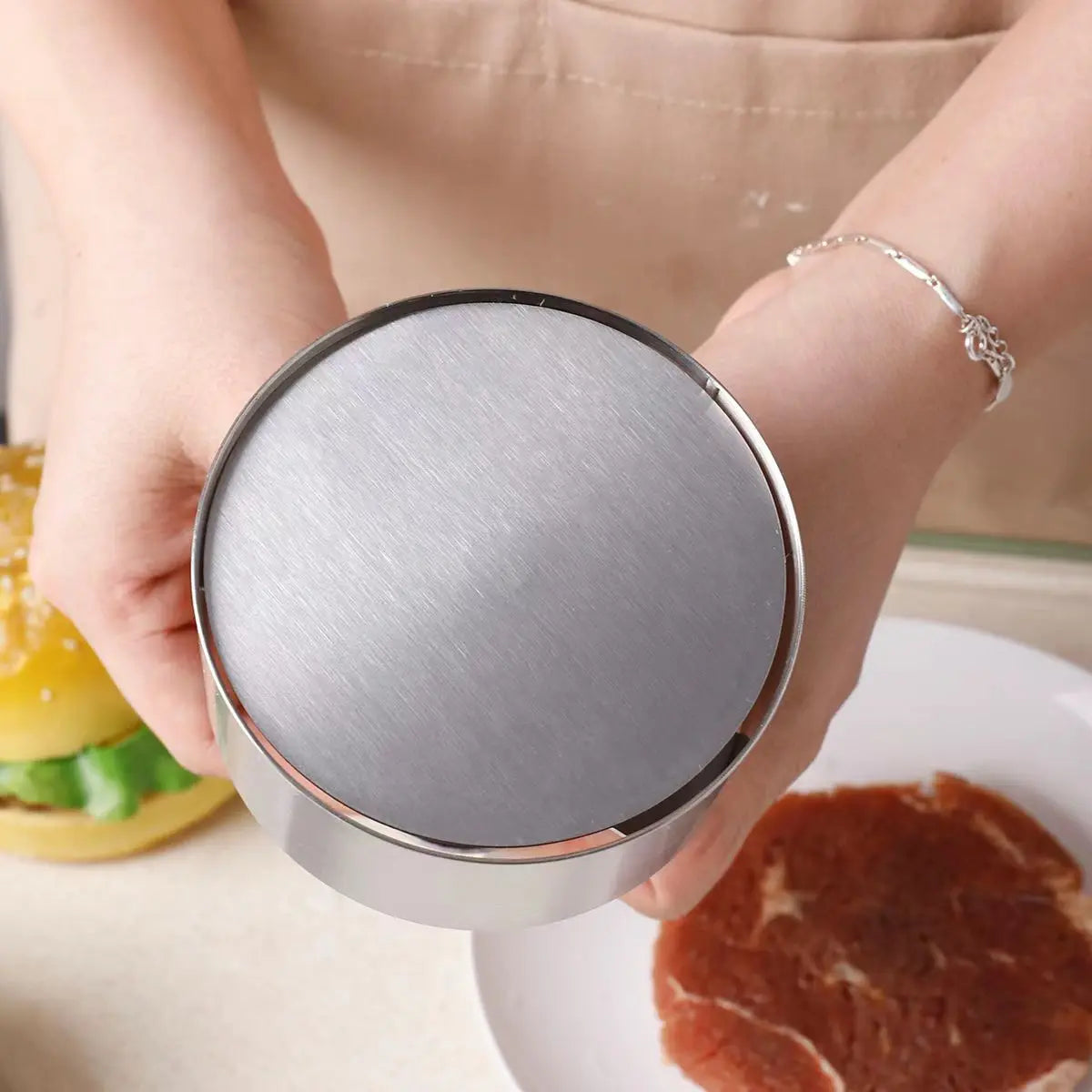 Stainless Steel Meat Dumpling Wrapper