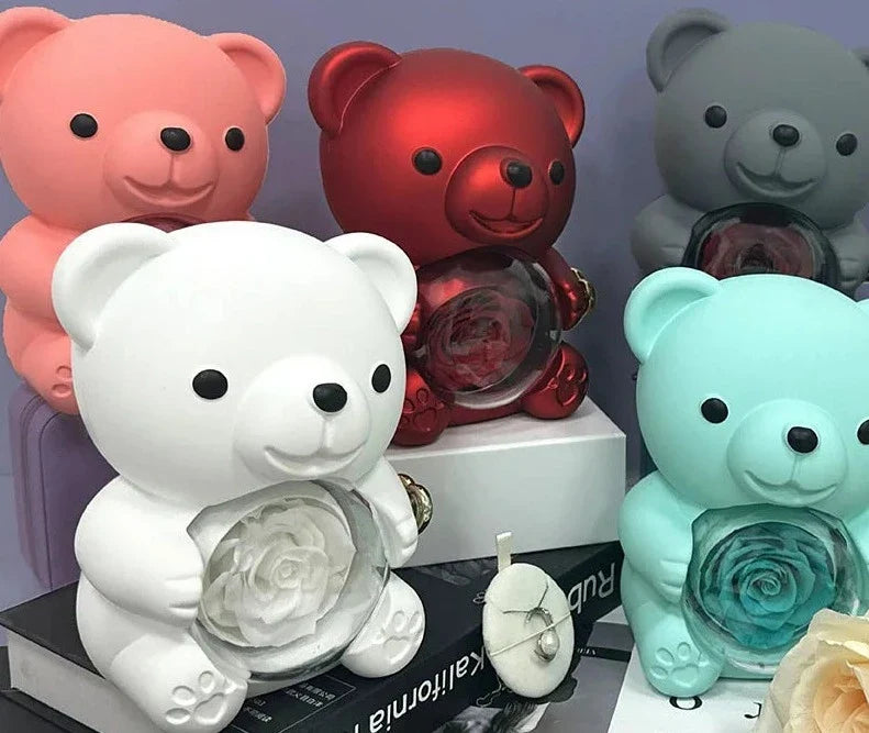 Teddy Bear Rose Gift Set