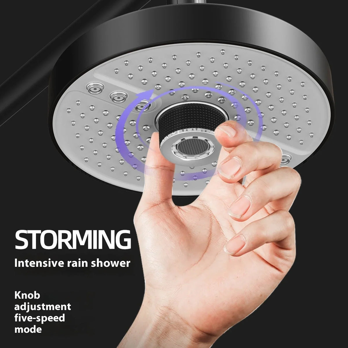 5 Modes Adjustable Shower Head