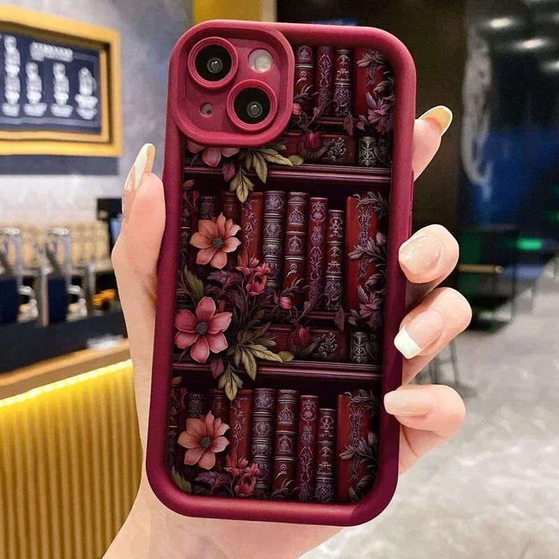 Shockproof Bookshelf iPhone Case