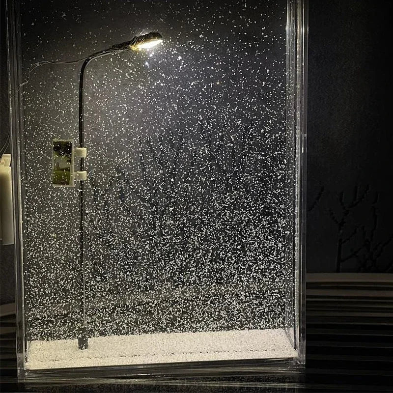Crystal SnowFall Desktop Decor