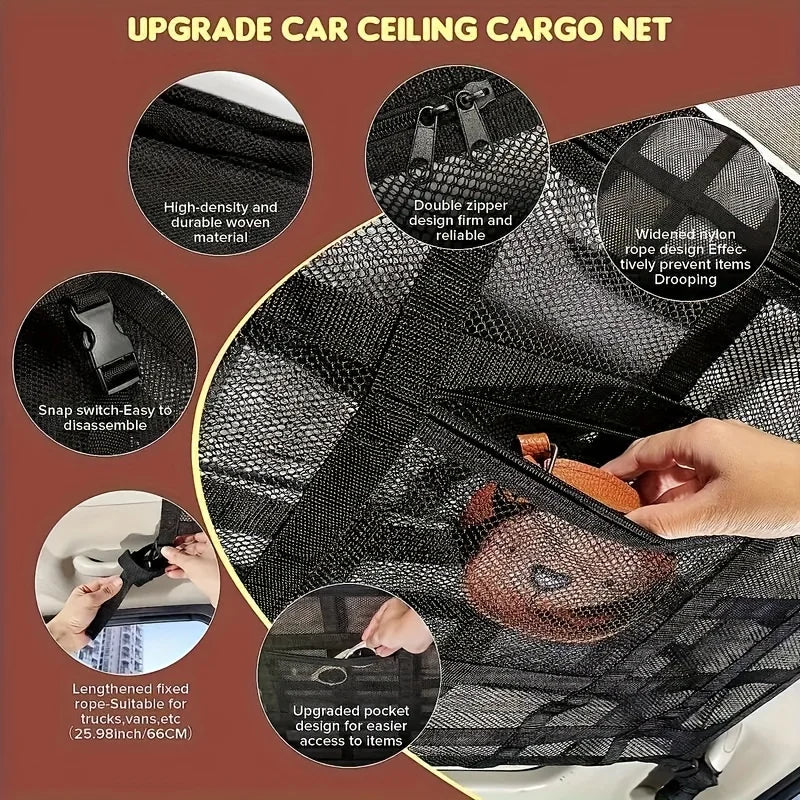 Car Ceiling Storage Organizer