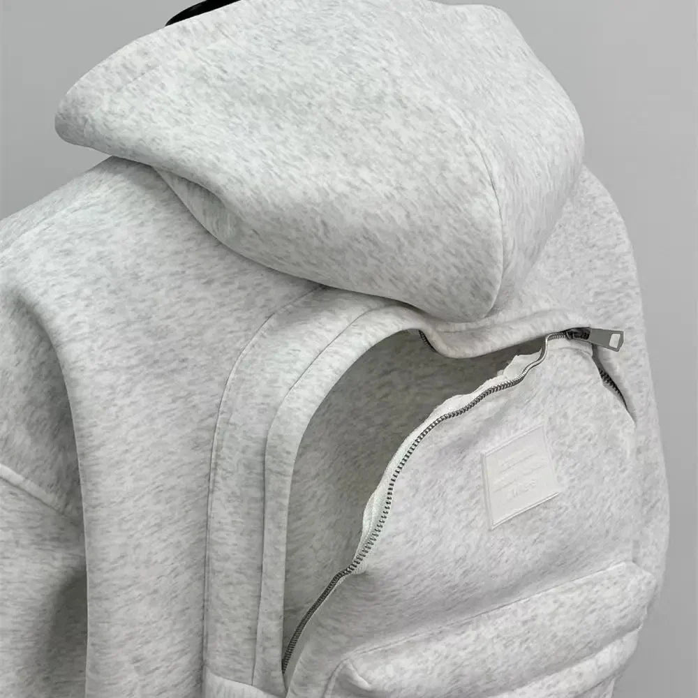 Backpack Style Hoodie