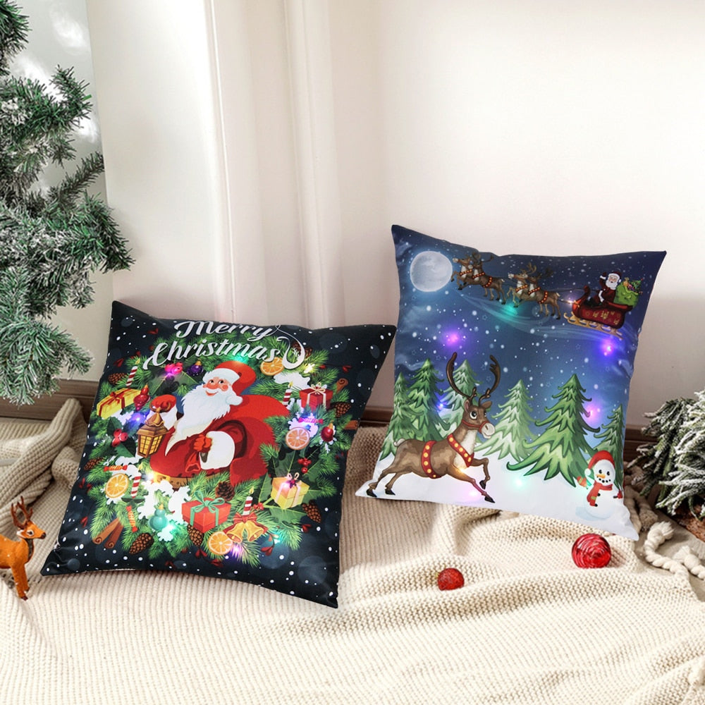 Yeouu | Christmas Series LED Pillow Case