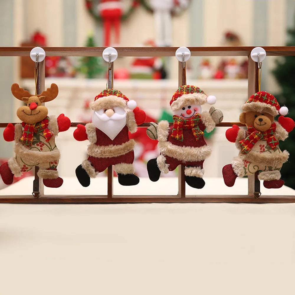 Yeouu | HolidaySpark – Set of 4 Radiant Christmas Ornaments