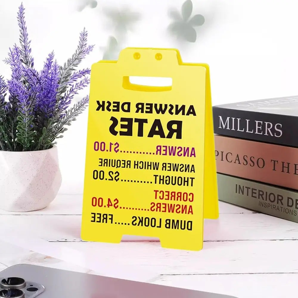 Multifunctional Funny Office Signboard