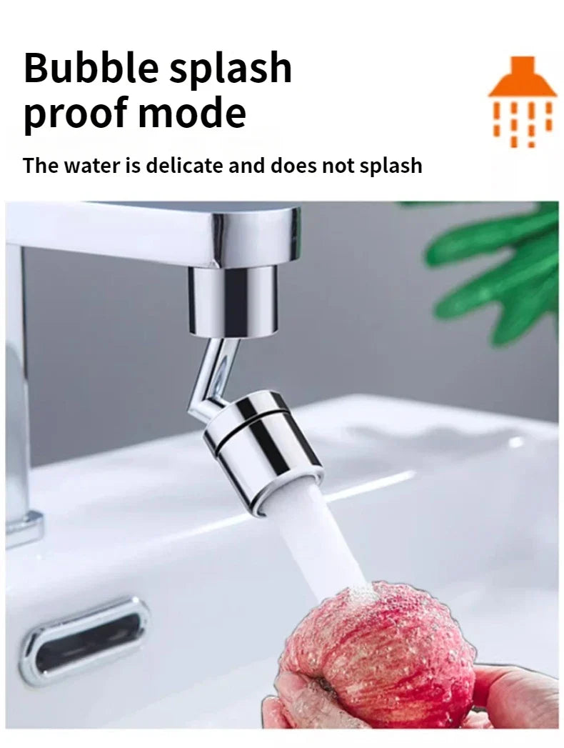360° Rotatable Anti-Splash Faucet Sprayer