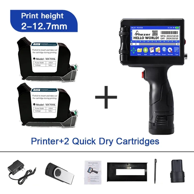 Handheld Inkjet Label Printer