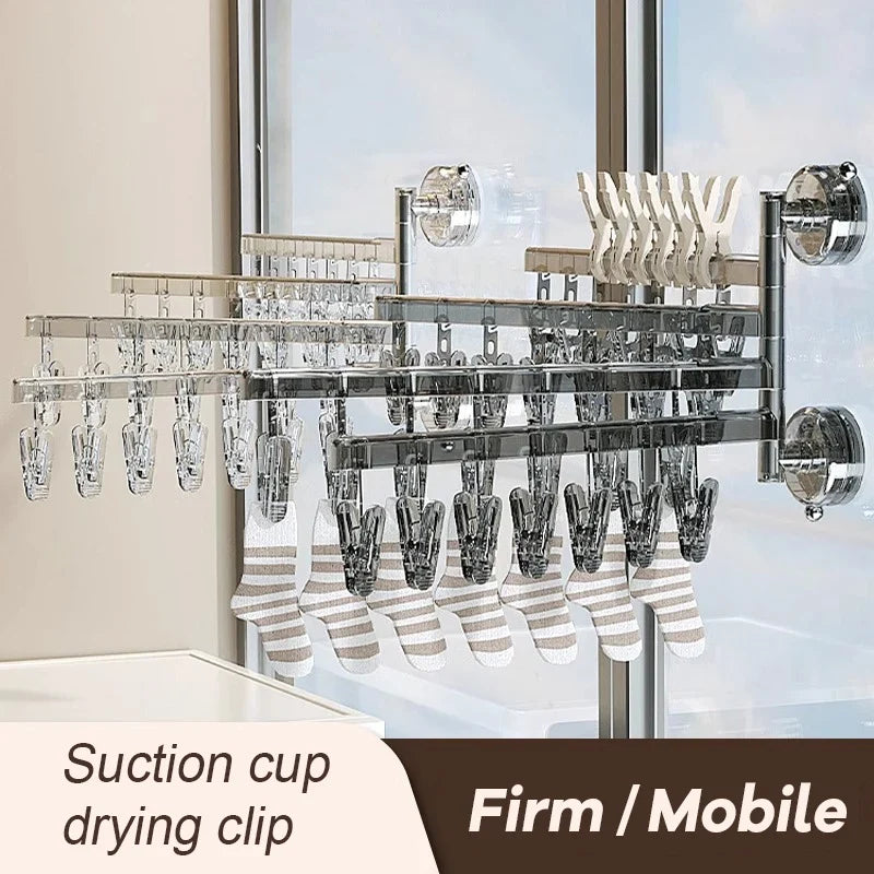 180 ° Rotation Drying Suction Cup For Clothes