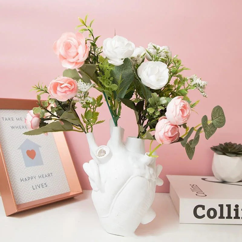 Heart Shaped Flower Vase
