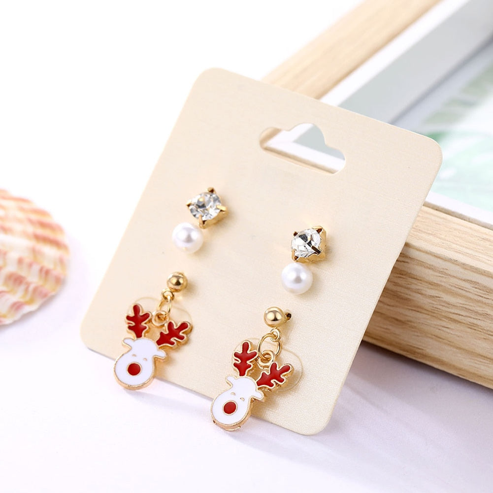 Yeouu | Charming Christmas Time Design Earrings