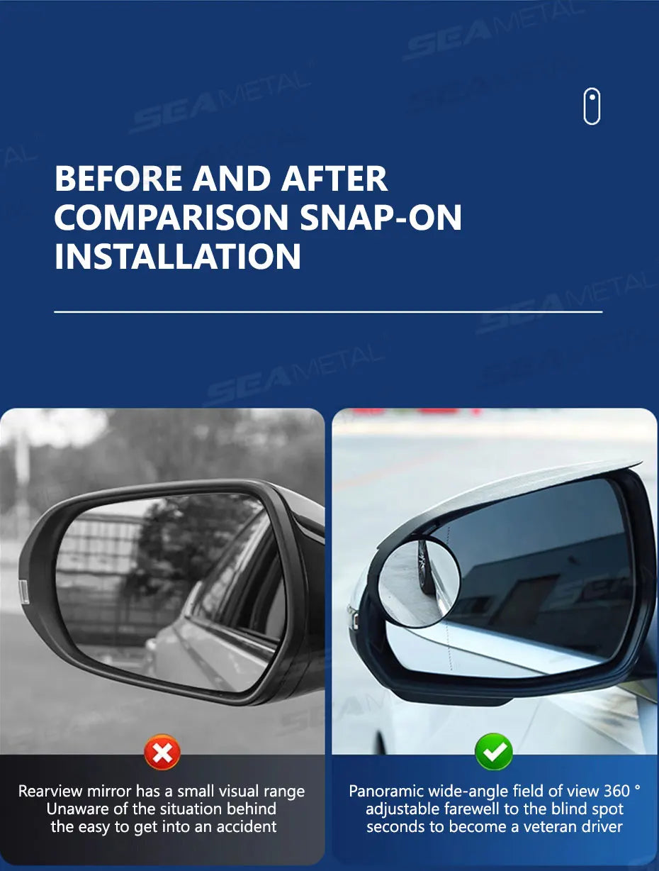 Wide View Car Mirror