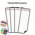 Multifunctional Magnetic Checklist Planner