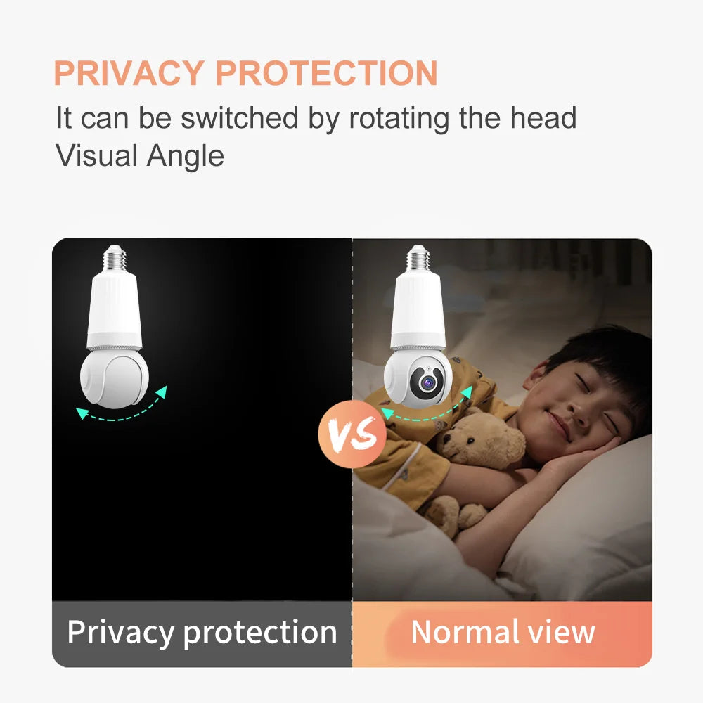 Smart Bulb Security Camera