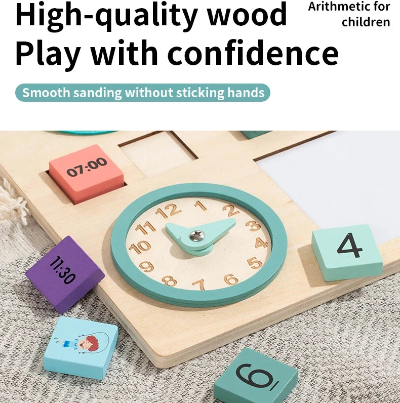 Montessori Time & Math Learning Aid