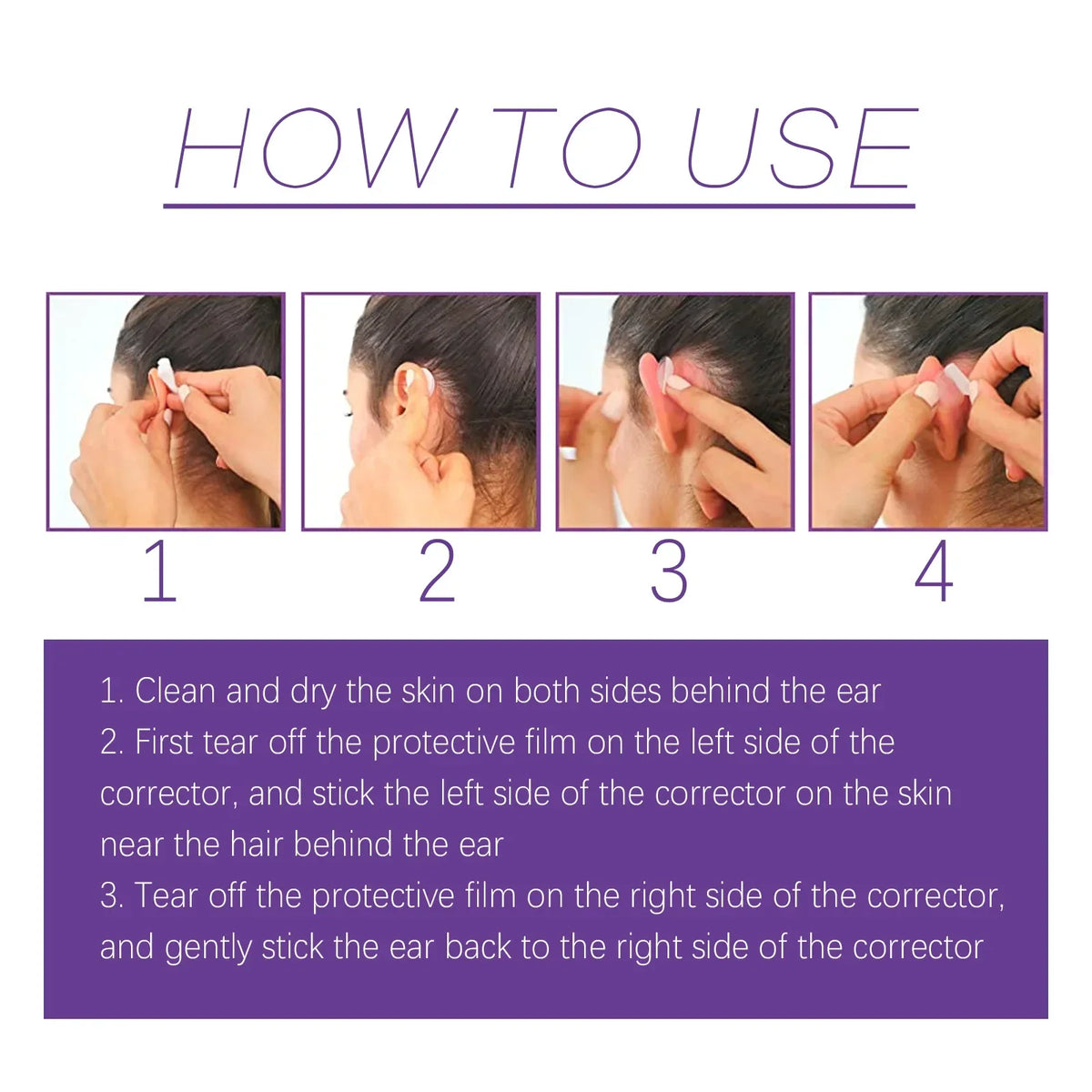 Cosmetic Ear Corrector - 6 Pcs