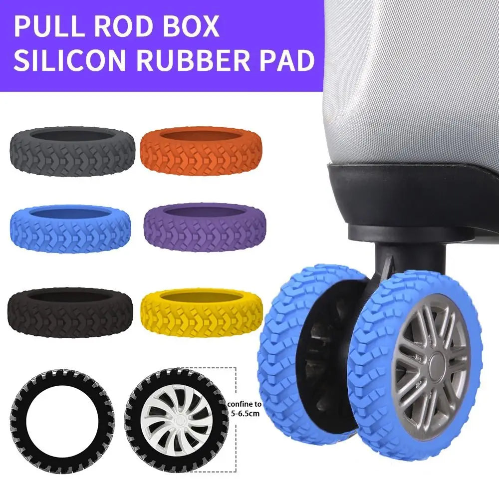 Trolley Suitcase Wheels Protection Cover 8PCS
