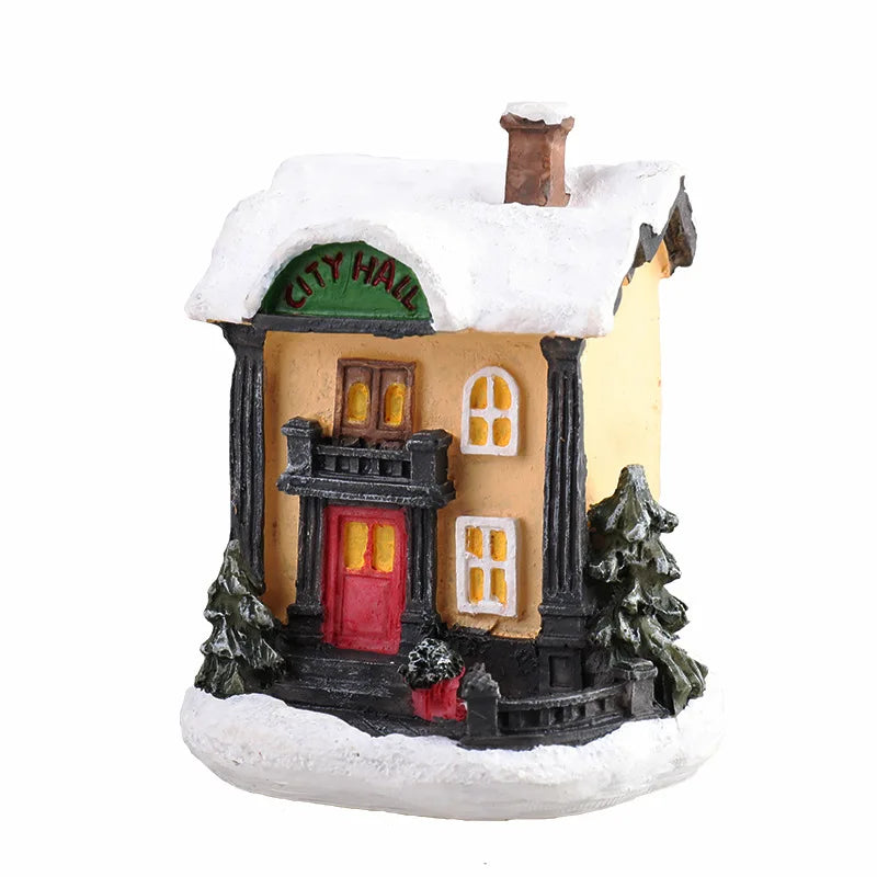 Yeouu | Winter Dreams LED Christmas House Figurines
