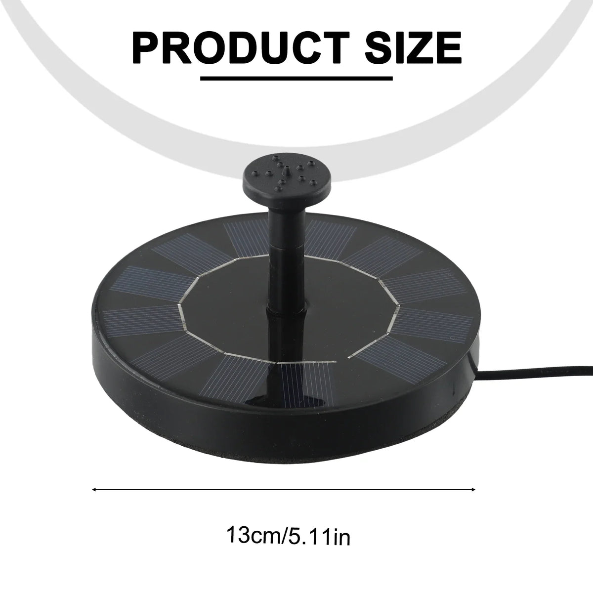 Solar Water Fountain