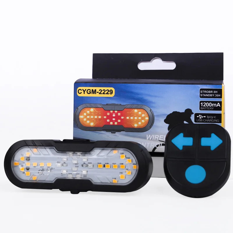Smart Bicycle Remote Turn Light With Horn