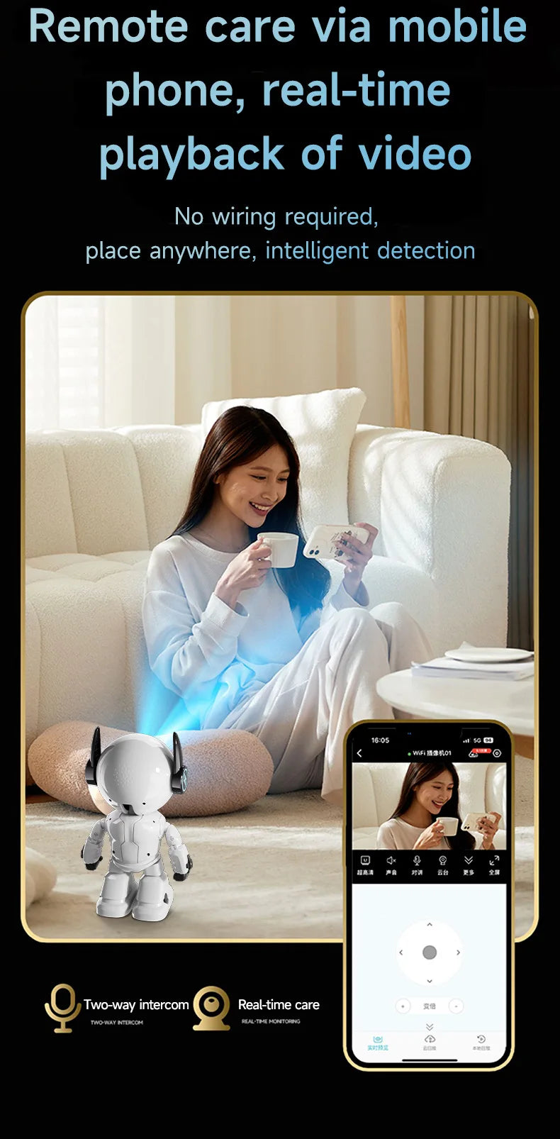Astronaut Surveillance Wireless HD Camera