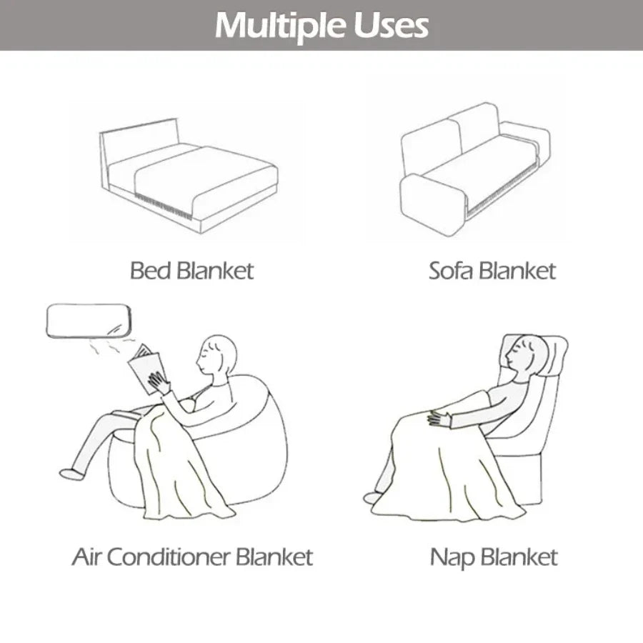 Sofa Towel With Tassels