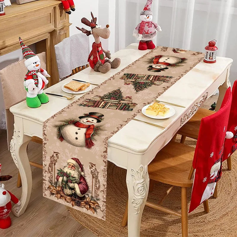 Yeouu | FestiLoom Christmas Table Runner | "Merry Christmas" Design | 100% Polyester | Festive Decor for Christmas & New Year 2025/2026