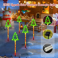 Yeouu | Solavine | Solar Garden Lights Christmas | 5-Piece Set LED Candy Canes | 8 Light Modes | IP65 Waterproof | Decoration for Garden & Path