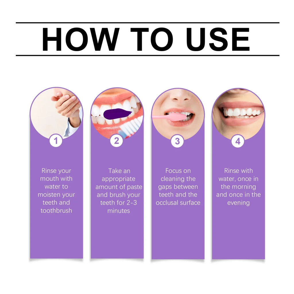 Purple Teeth Whitening Luxe Toothpaste
