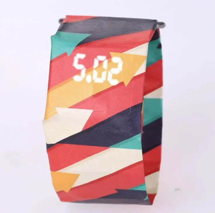 Trendy Wrap Digital Paper Watch