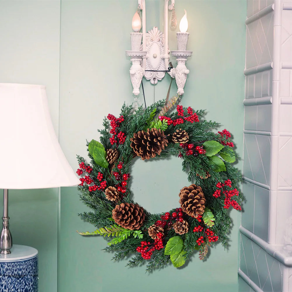 Yeouu | Red Berry Christmas Wreaths