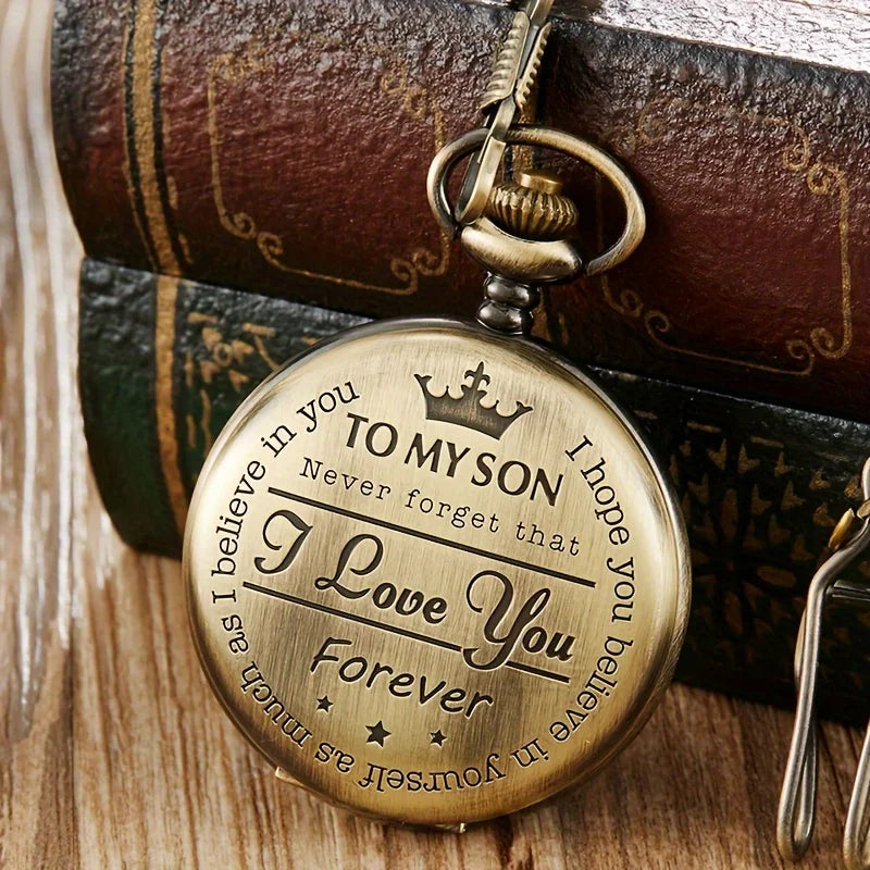 Engraved Vintage Pocket Watch