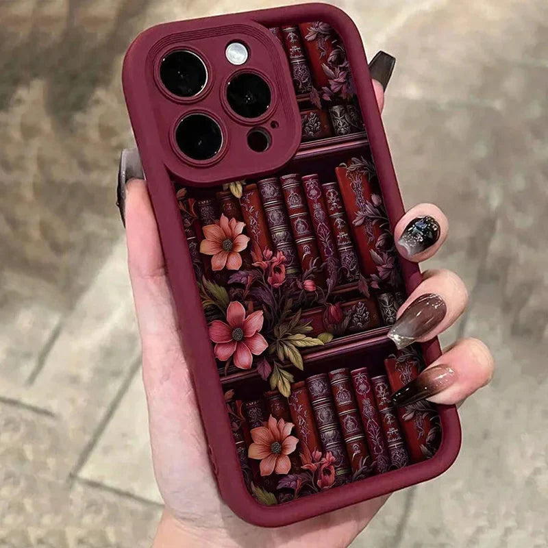 Shockproof Bookshelf iPhone Case