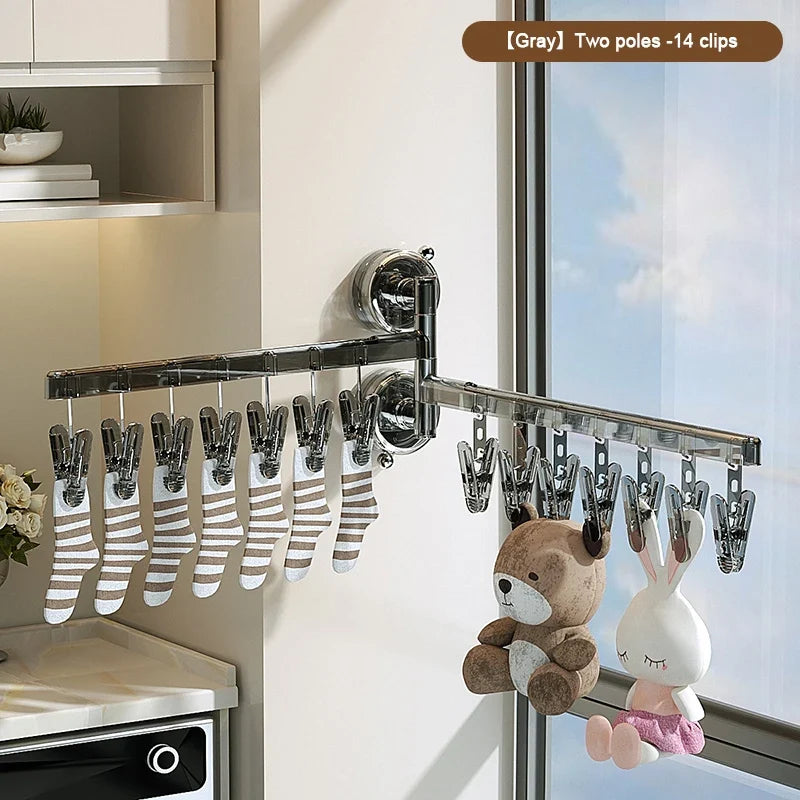180 ° Rotation Drying Suction Cup For Clothes