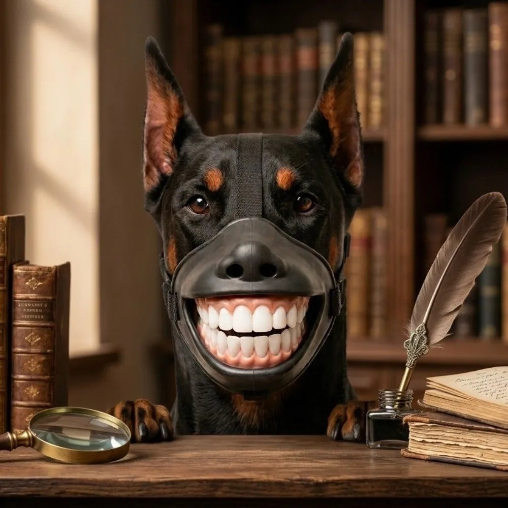 Funny Grinning Dog Muzzle