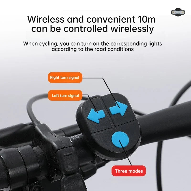 Smart Bicycle Remote Turn Light With Horn