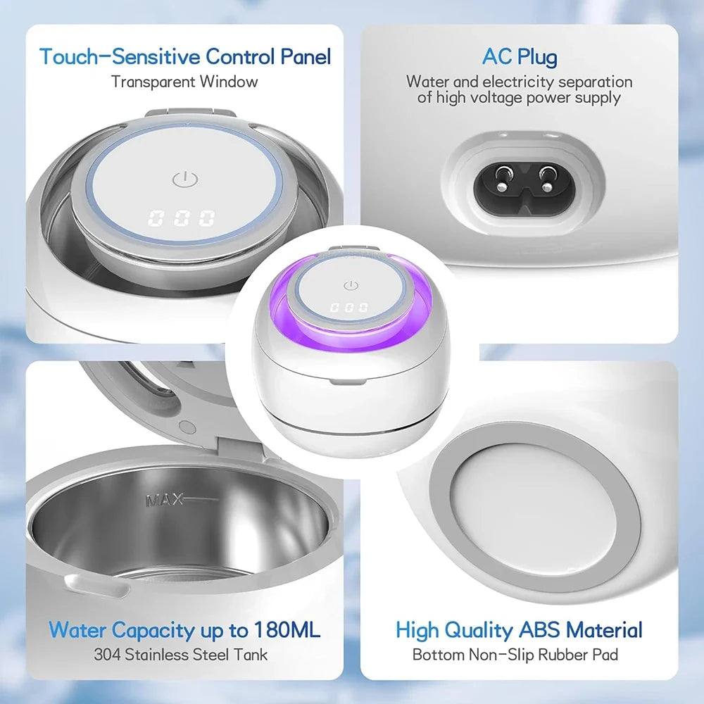 Mini Portable UV Ultrasonic Cleaner