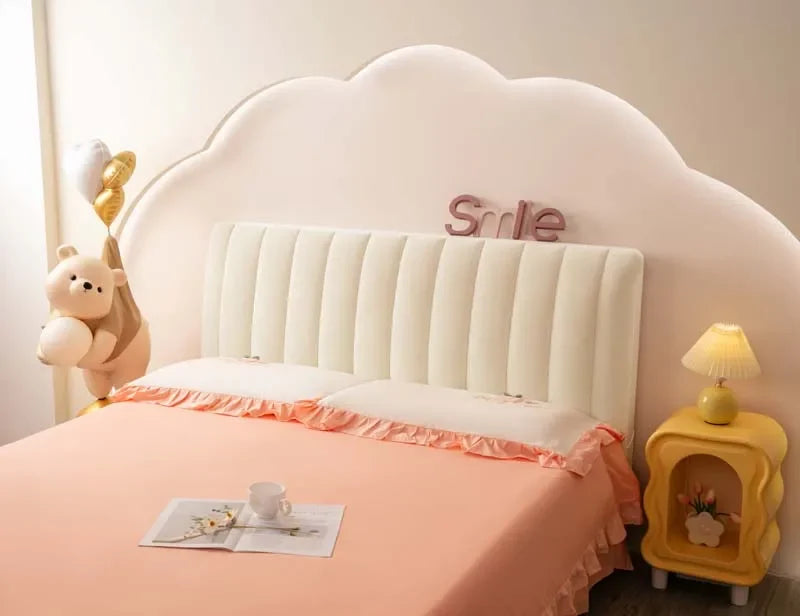 Plush Quilted Bed Headboard Protector
