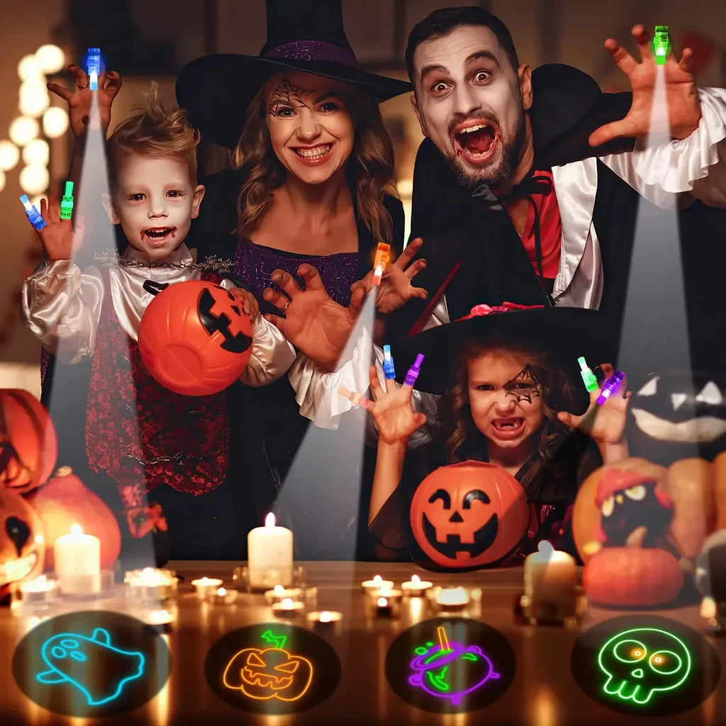LED Finger Projector Lights