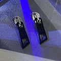 Zip Me Up Zipper Stud Earrings