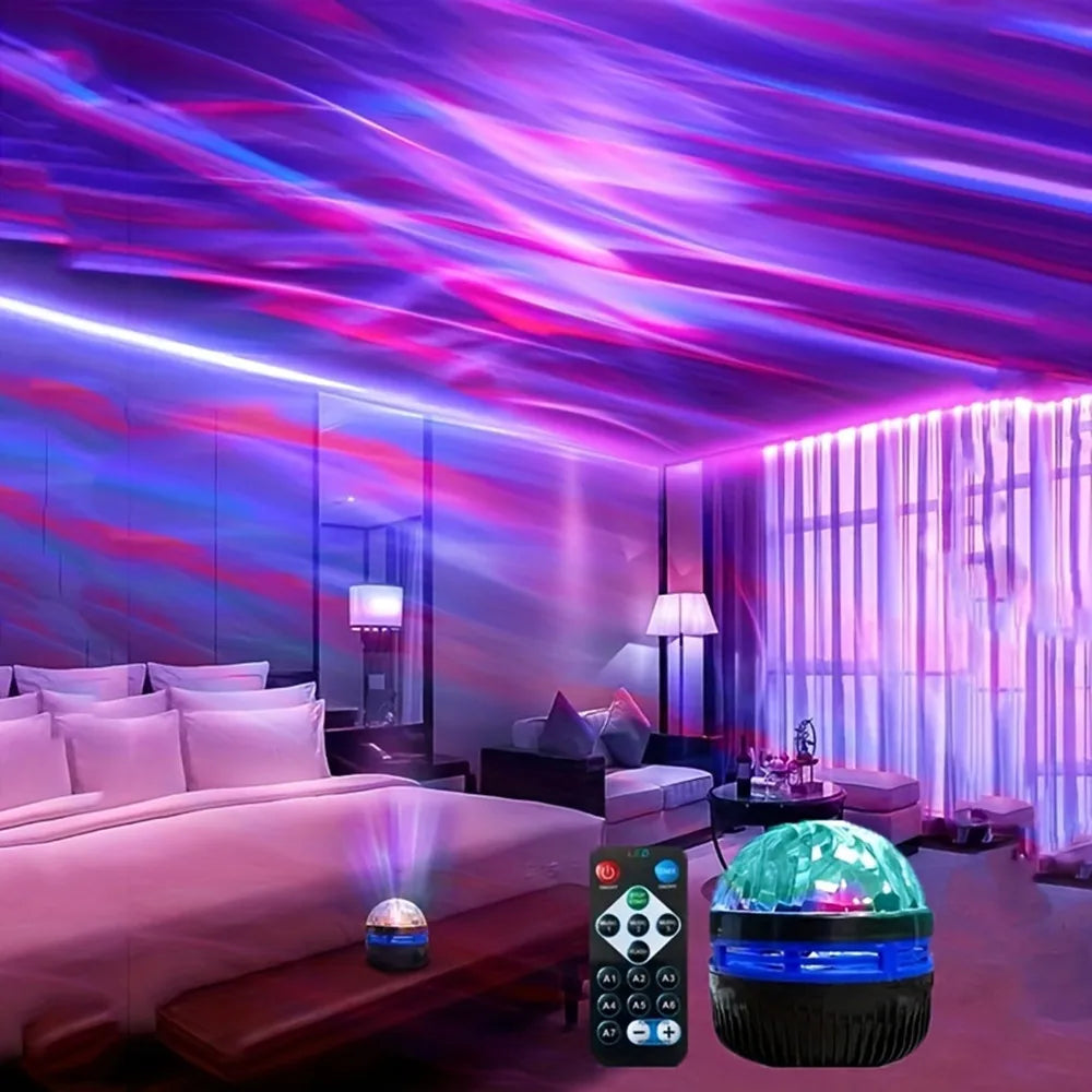 360° Rotating USB Galaxy Projector