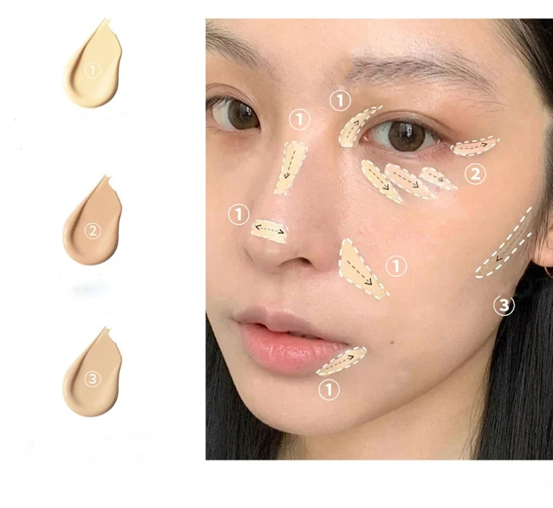3 In 1  Colors Concealer Cream