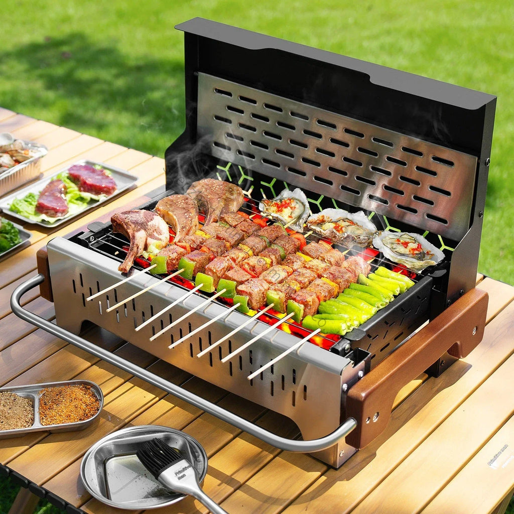Multifunctional Foldable Charcoal Grill